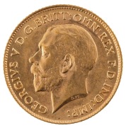 Coins - World: Great Britain: 1914 Half Sovereign, George V, St. George reverse, Unc. - 2