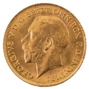 Coins - World: Great Britain: 1915 Half Sovereign, George V, St. George reverse, Unc. - 2