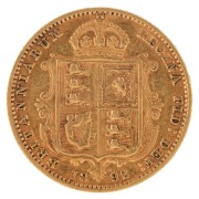 Coins - World: Great Britain: 1890 (1) and 1892 (2) Half Sovereigns, Jubilee head, Shield reverse, F/VF. (3) - 6