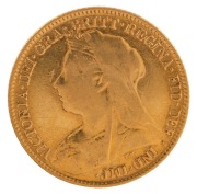 Coins - World: Great Britain: 1895, 1896 & 1897 Half Sovereigns, Veiled head, St. George reverse, VF/VF+. (3) - 7