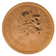 Coins - World: Great Britain: 2013 Sovereign, Elizabeth II, St. George reverse, Unc. - 2