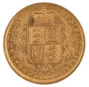 Coins - Australia: 1886 Sovereign, Young head, Shield reverse, Sydney, EF. - 2