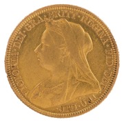 Coins - Australia: 1894 Sovereigns, Veiled head, St. George reverse, Sydney, VF/EF. (2). - 3