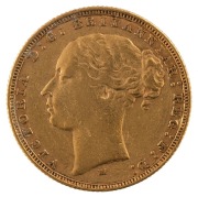 Coins - Australia: 1881 Sovereign, Young head, St. George reverse, Melbourne,  VF. - 2