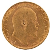 Coins - Australia: 1904 Sovereign, Edward VII, St. George reverse, Melbourne, EF. - 2