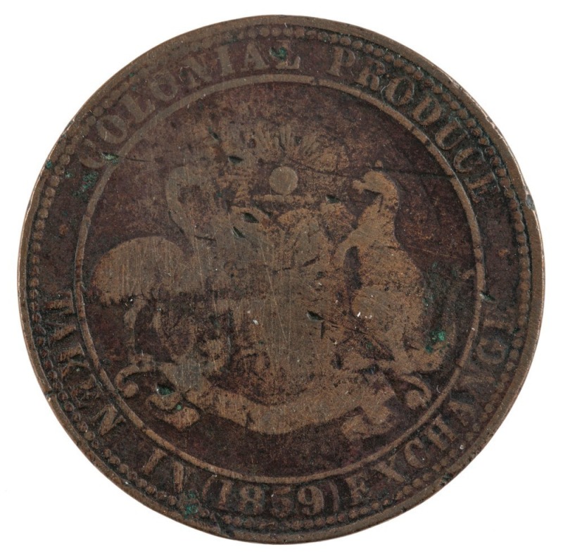 Lloyd, W.F. & D.L., Wollongong penny, 1859 (A.331). VG/F.