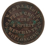 Lloyd, W.F. & D.L., Wollongong penny, 1859 (A.331). VG/F. - 2