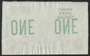 Banknotes - Australia: Pre-Decimal Banknotes: THE COMMERCIAL BANK OF SOUTH AUSTRALIA,&nbsp;one pound 'Ein Pfund', Adelaide, 1st day of August 1879 (date printed), No.B25001, unsigned specimen note, perforated 'Specimen B.W & Co London' in signature field, impr - 2