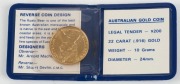 Coins - Australia: Gold: 1983 $200 Koala, Unc in presentation wallet. - 3