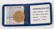 Coins - Australia: Gold: 1983 $200 Koala, Unc in presentation wallet. - 3