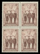 1934 9d Macarthur, 1953 2/- Silver Jubilee and 1940 6d A.I.F., all in fine and fresh blks.4, (12) MUH. - 3