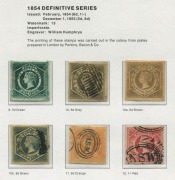 NEW SOUTH WALES: 1850-1903 Collection on Seven Seas album pages with used imperf&nbsp;Sydney Views 1d (2, 'No Clouds' & 'Clouds'), 2d & 3d (2), Laureates 1d (3), 2d (2, one apparently unused) & 3d, Large Diadems to 1/- (5d & 8d cut-down later issues) including - 4