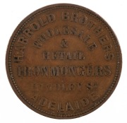 HARROLD BROTHERS, Adelaide penny, 1858 (A.195). VF. - 2