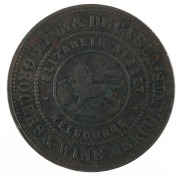 HIDE & DE CARLE, Melbourne pennies (2) and halfpenny, 1857 (A.230, 231, 233), VG/F. (3). - 2