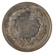 VICTORIAN RIFLE ASSOCIATION: Affiliated Clubs silver medal, 38mm, obv. with supine rifleman, rev. WON BY "L. SERGt. HOWDEN / C. COY. 5th A.I.R. / SCORE 155 / 1907".  - 2