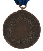 GREAT BRITAIN: Royal Humane Society Award for Bravery (successful), large bronze medal (50mm), reverse named to "SUB CONSTABLE SAMUEL BROWNING, 19 Jan. 1857", with small ring suspension. - 2