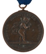 GREAT BRITAIN: Royal Humane Society Award for Bravery (successful), large bronze medal (50mm), reverse named to "SUB CONSTABLE SAMUEL BROWNING, 19 Jan. 1857", with small ring suspension. - 3