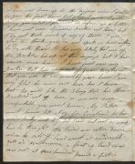 VICTORIA - Postal History: An August 1854 four-page letter together with the original envelope from James Dixon, Richmond, to his friend S. Wilson, Battersea, England. - 4