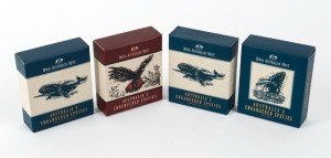 Coins - Australia: $10 Southern Right Whale Endangered Species Proofs (2) plus Piedfort Proof (1); also 1997 Cockatoo Proof (1)