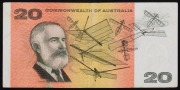 Banknotes - Australia: Star Banknotes: TWENTY DOLLARS, Queen Elizabeth II, Phillips/Randall&nbsp;(1968) ZXA 42842* star note&nbsp;(R.403S), VF. - 2