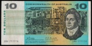 Banknotes - Australia: Decimal Banknotes: TEN DOLLARS, 1968-89: R.303, R.309 & R.312, mixed condition. (3). - 2
