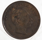 THE GREAT SOUTHERN DRAPER, NEWTOWN SYDNEY, MARCUS CLARK 1890, bronze token (19mm) by B & R London. - 2