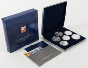 Coins - Australia: Masterpieces in Silver: 2000 20th Century Monarchs, 2001 Federation!, 2002 Voyages into History & 2003 Port Phillip Patterns, (4). - 3