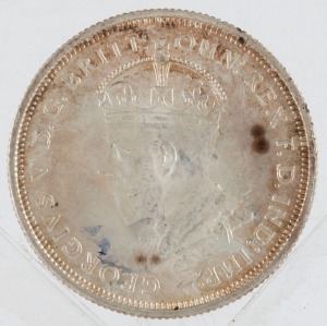 Coins - Australia: Two Shillings: George V, 1927 Canberra, aUnc.