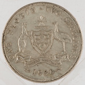 Coins - Australia: Two Shillings: George V, 1936, EF+/aUnc.