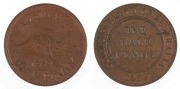 George V, 1936, aUnc; Elizabeth II, 1959, aUnc. (2).