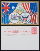 SOUTH AUSTRALIA - Postal Stationery: POSTAL CARDS:&nbsp;1908 Visit of the American&nbsp;Great White Fleet&nbsp;1d red, superb unused. Only 4500 were sold. (2).