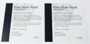 Coins - Australia: Decimal Proofs: RAM Fine Silver Proofs 2008 set in wooden case of issue. (2 complete sets). - 2