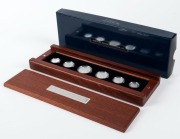 Coins - Australia: Decimal Proofs: RAM Fine Silver Proofs 2010 & 2012 sets in wooden cases of issue. (2 complete sets). - 2