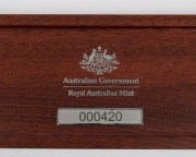 Coins - Australia: Decimal Proofs: RAM Fine Silver Proofs 2015 set in wooden case of issue. Only 800 sets released! - 2