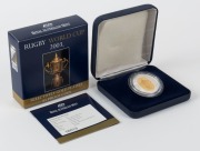 Coins - Australia: Decimals: 2000 Royal Australian Mint Perth Mint Sydney Olympics The Dreamtime&nbsp;$5 Silver Proof 2 Coin Set;&nbsp;2000 $5 Sydney Olympics WHITE SHARK & CORAL 1oz Silver&nbsp;Proof Coin; 2003 Rugby World Cup Selectively Gold Plated $5 Proof Coin. Als - 2