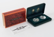 Coins - Australia: Decimals: 2000 Royal Australian Mint Perth Mint Sydney Olympics The Dreamtime&nbsp;$5 Silver Proof 2 Coin Set;&nbsp;2000 $5 Sydney Olympics WHITE SHARK & CORAL 1oz Silver&nbsp;Proof Coin; 2003 Rugby World Cup Selectively Gold Plated $5 Proof Coin. Als - 5
