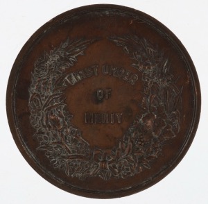AUSTRALIA: ADELAIDE JUBILEE INTERNATIONAL EXHIBITION, 1887, First Order of Merit, in bronze (75mm), (C.1887/5), by E.A.Altmann, Melbourne, unnamed.