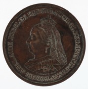 AUSTRALIA: ADELAIDE JUBILEE INTERNATIONAL EXHIBITION, 1887, First Order of Merit, in bronze (75mm), (C.1887/5), by E.A.Altmann, Melbourne, unnamed. - 2