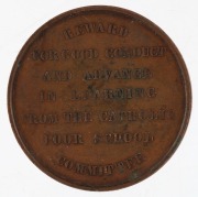 GREAT BRITAIN: Bronze medal (39mm) by Wiener & Philp  "REWARD FOR GOOD CONDUCT AND ADVANCE IN LEARNING FROM THE CATHOLIC POOR SCHOOL COMMITTEE", circa 1860; un-named. - 2