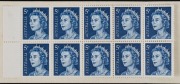 Booklets: 1967-68 (B.129a) 50c Defence Forces Booklets (5c blue - affixed at left side), (4 complete booklets). - 2