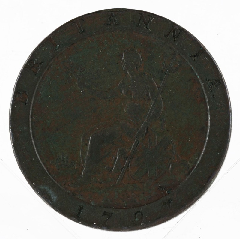 Coins - Australia: GREAT BRITAIN, George III, copper 'cartwheel' penny, VF.