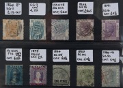 Small range of British Commonwealth earlies on priced Hawid cards; noted Hong Kong, COGH, Newfoundland, etc. Mixed condition. - 2