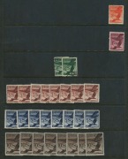 AUSTRIA: 1925 Airmails: a small stock on Hagners; the highlights are 30g Aviator (5 **), 50g Aviator (7 **), 3s, 5s & 10s De Havilland (8 of each, all **) and 10s (3 FU). (66). Cat.Eu.2100+. - 2