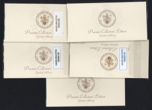 PITCAIRN ISLAND PREMIER COLLECTORS' EDITION folders: 2009 - 2013, complete with the rare colour separations in each. MUH. Advertised retail: $625+.