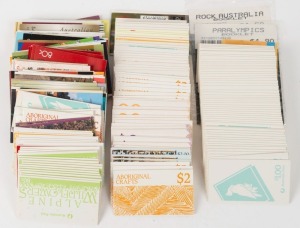 Booklets: 1980s-2000s duplicated range from 60c to $4.90 with a large percentage of $4.50 types, (approx. 200); incl. reprints. Excellent condition. FV: approx. $400.