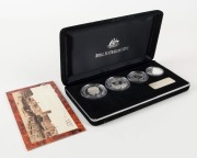 Coins - Australia: Masterpieces in Silver: 2003 Port Phillip Patterns, complete set of 4 in case of issue.