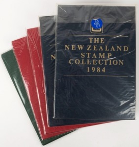 NEW ZEALAND:POST OFFICE STAMP COLLECTION YEAR BOOKS: 1984 (2), 1985 (2) and 1986 (1); all complete.
