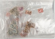 BALANCE OF A COLLECTION: with few pre-decimal stamps in packets incl. 2d Anzac&nbsp;Plates '1' '2' & '3' vertical pairs MUH,&nbsp; few foreign stamps &&nbsp;covers; also 60th Anniversary of End of WWII medallion, 1995 City of Casey 'Australia Remembers' lapel badge, and - 2