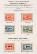 1927-1980 Collection complete mint (no Roos or KGV Heads)&nbsp;on Seven Seas hingeless album pages&nbsp;with KGV&nbsp;commemoratives incl. 3d Kooka M/S (lightly hinged in margin only),&nbsp;Kingsford Smith optd 'OS' 2d & 3d ("as is"), 5/- Harbour Bridge (well centred), KGVI - 2