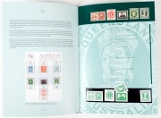 2005 "A Selection of the Engraved Stamps of the Commonwealth of Australia - Transport & Communication" comprising reprinted die proofs in emerald-green on archival paper, including unissued 5/- First Trans-Indian Ocean Aerial Survey, 5/- Harbour Bridge & - 2